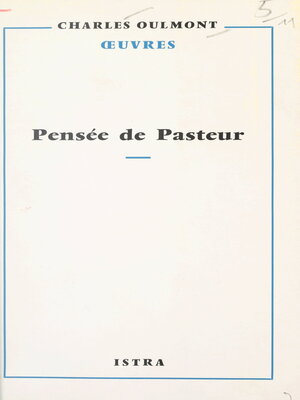 cover image of Pensée de Pasteur